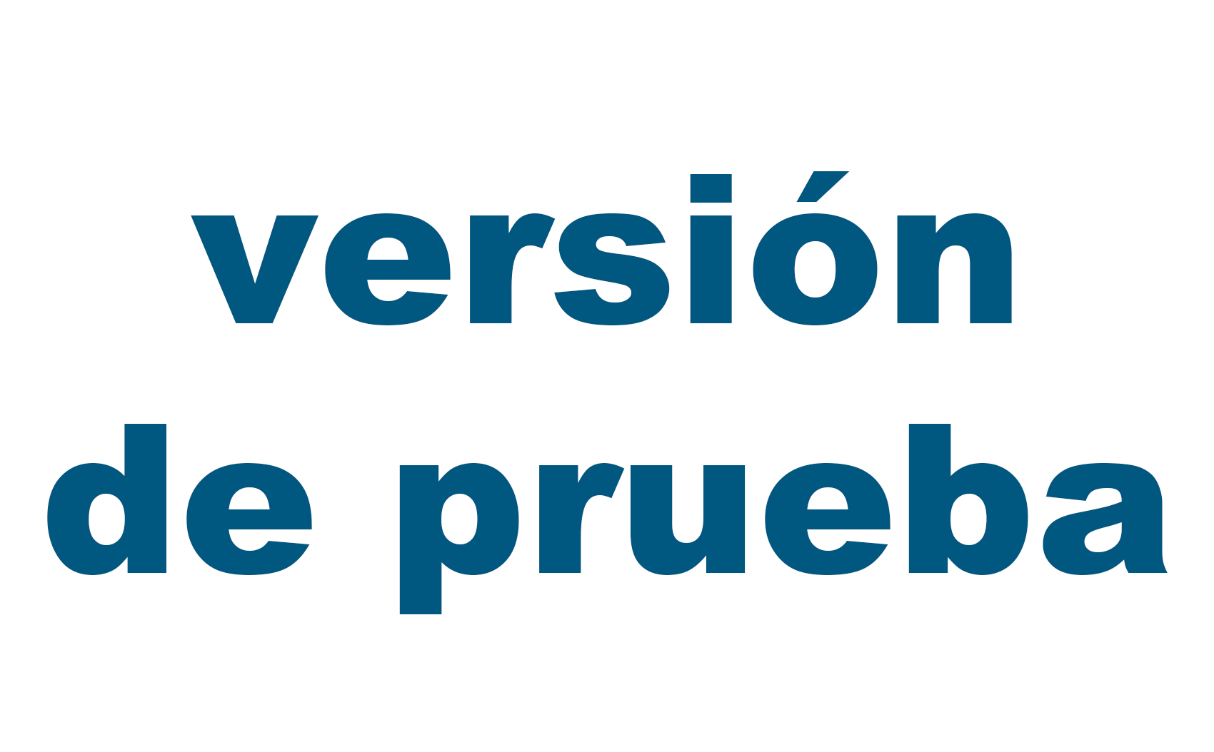 VERSIÓN DE PRUEBA 00001